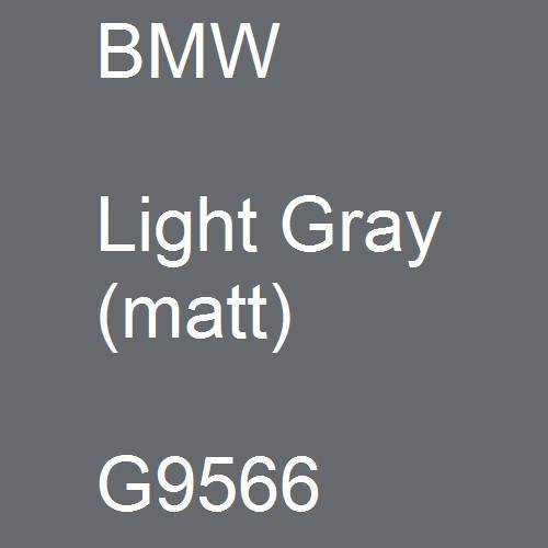 BMW, Light Gray (matt), G9566.